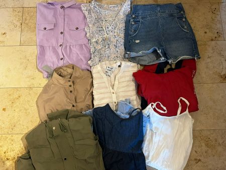 Marken Kleider Set, 9-teilig, Gr.M