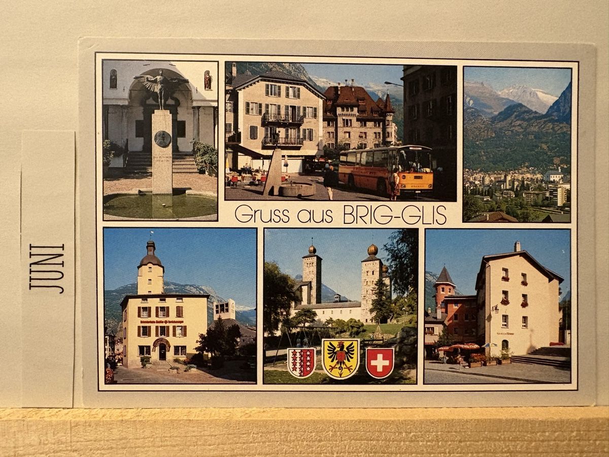 Ansichtskarten: AK von Brig Glis – Gebraucht aus Rümlang von Kartenpost1