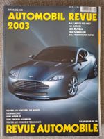 Catalogue Revue Automobile 2003 toutes les voitures du monde