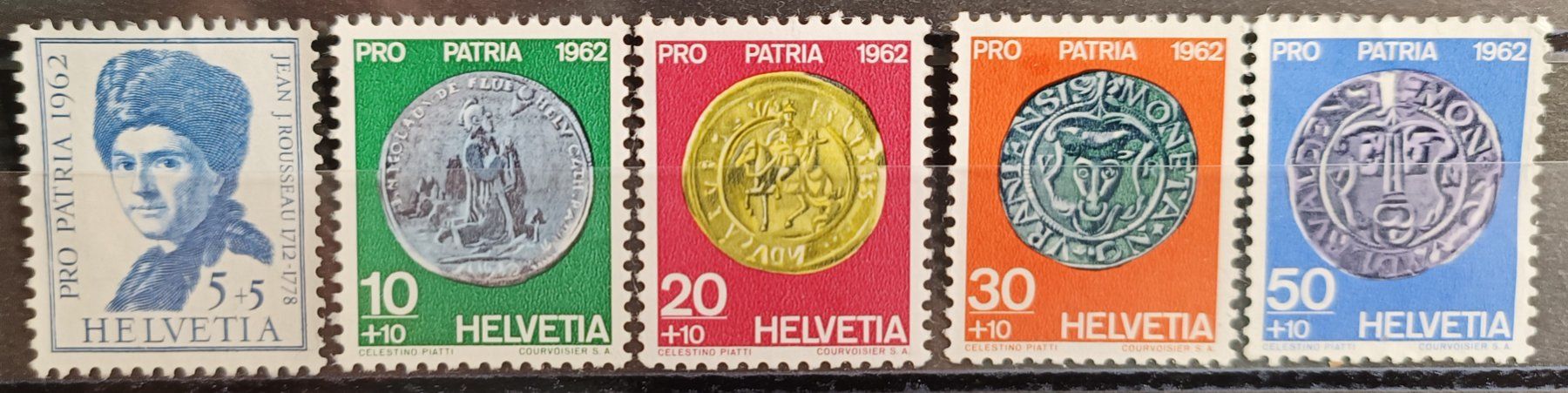 Alle Briefmarken: 1962 Pro Patria Satz postfrisch** – Neu (gemäss Beschreibung) aus Dübendorf von goeggi79