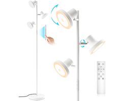 Stehlampe LED mit Fernbedienung, Stehleuchte dimmbar, 3-Modi