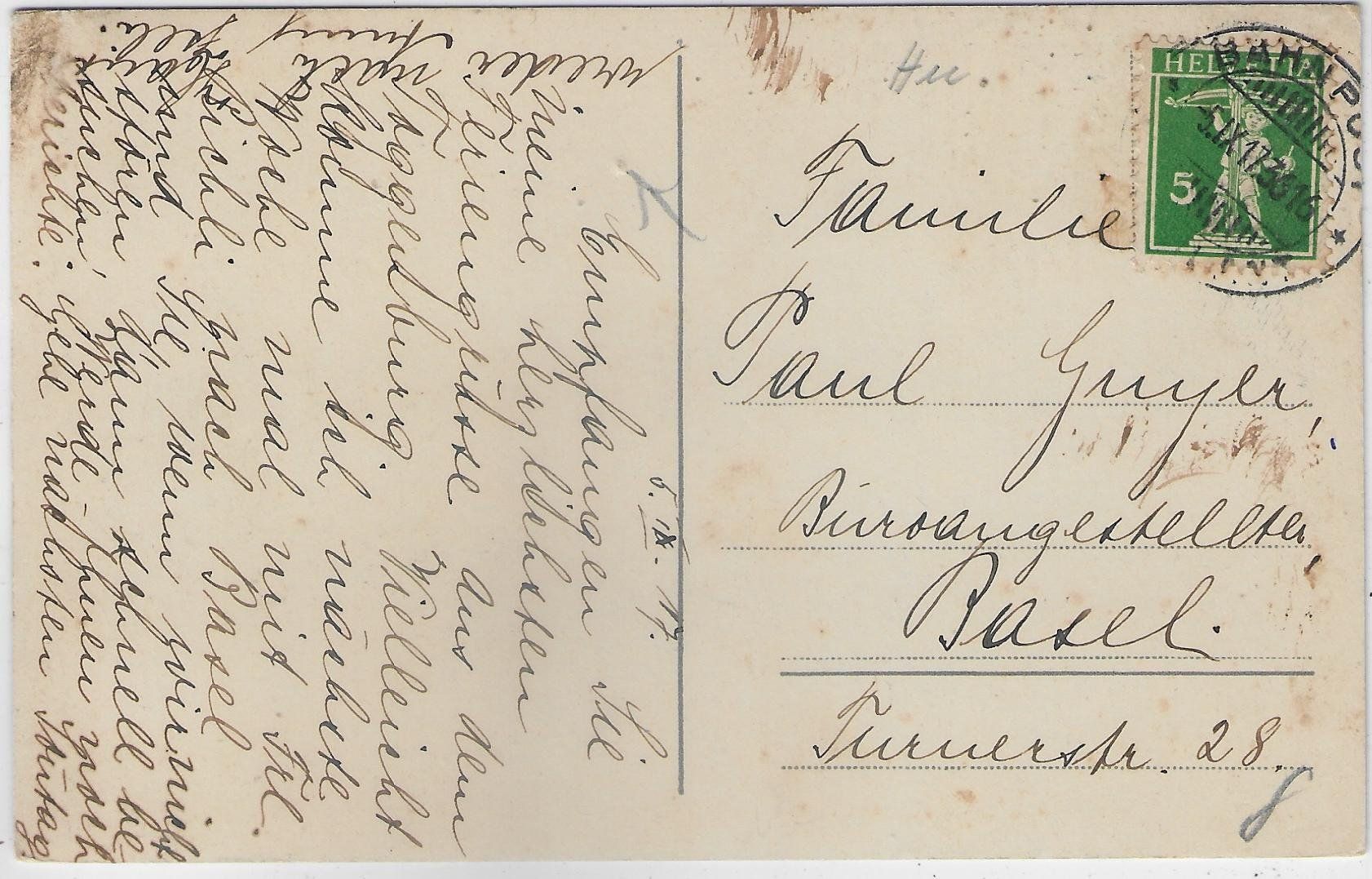 Cartes postales: Lichtensteig - Generalansicht - Litho – Défectueux à Ettingen par Kartenplanet 1