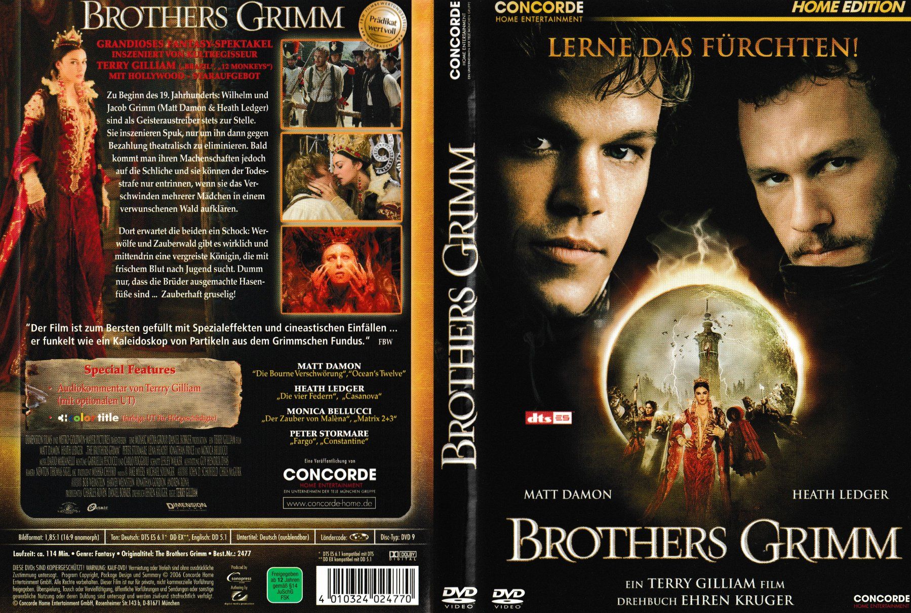 Tutti i DVDs: DVD - Brothers Grimm – Usato da Langnau am Albis venduto da MediaRescuerKeLoX