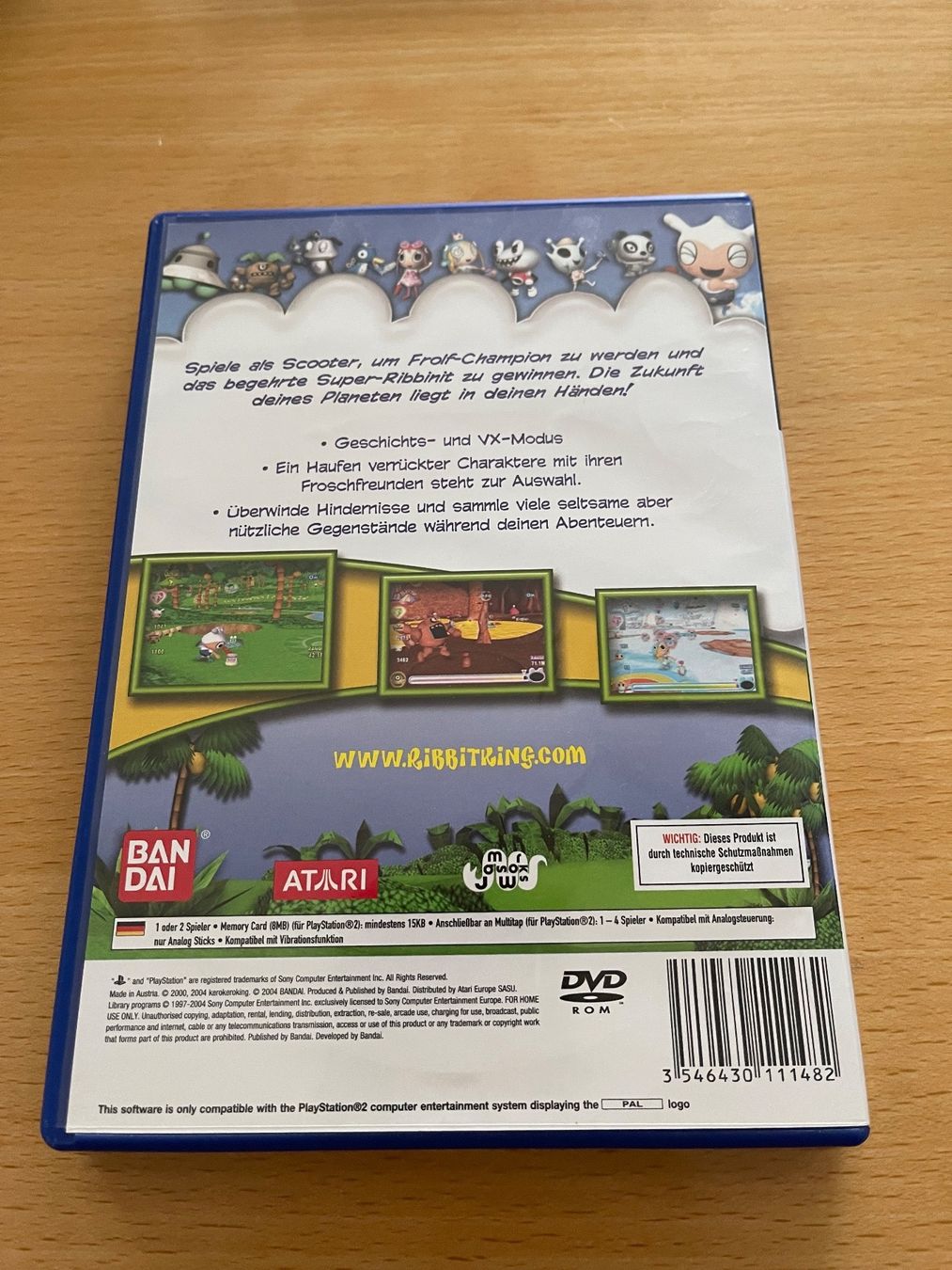 Spiele: Ribbit King für PlayStation 2 – Gebraucht aus Rüti ZH von alumedien 1