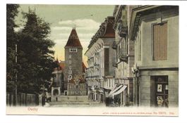 Ouchy bei Lausanne (VD) Schloss Hotel - Ladenstrasse - 1906