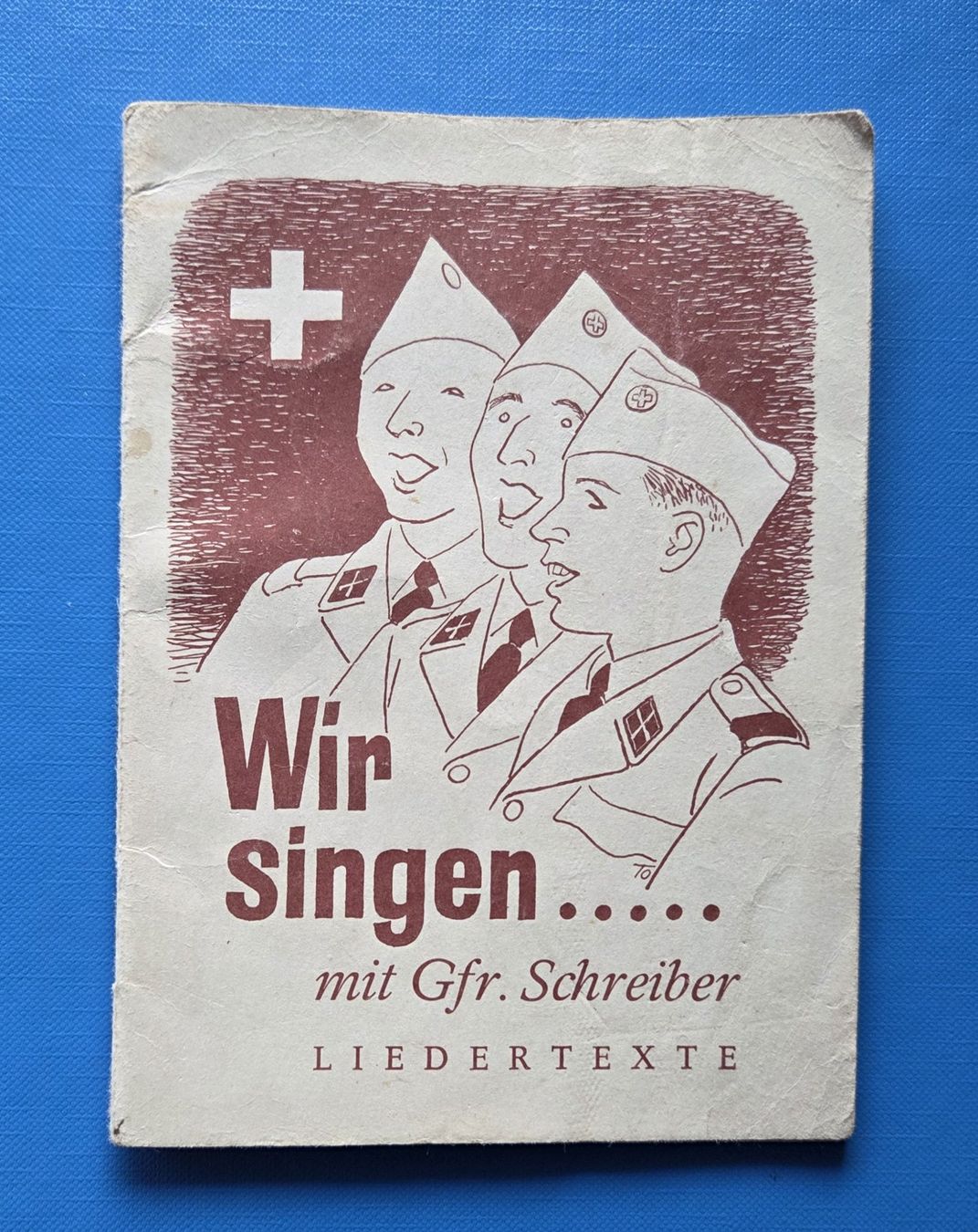 Libri: Heft - Wir singen ..... mit Gfr. Schreiber - Liedertexte – Usato da Basel venduto da Falconis