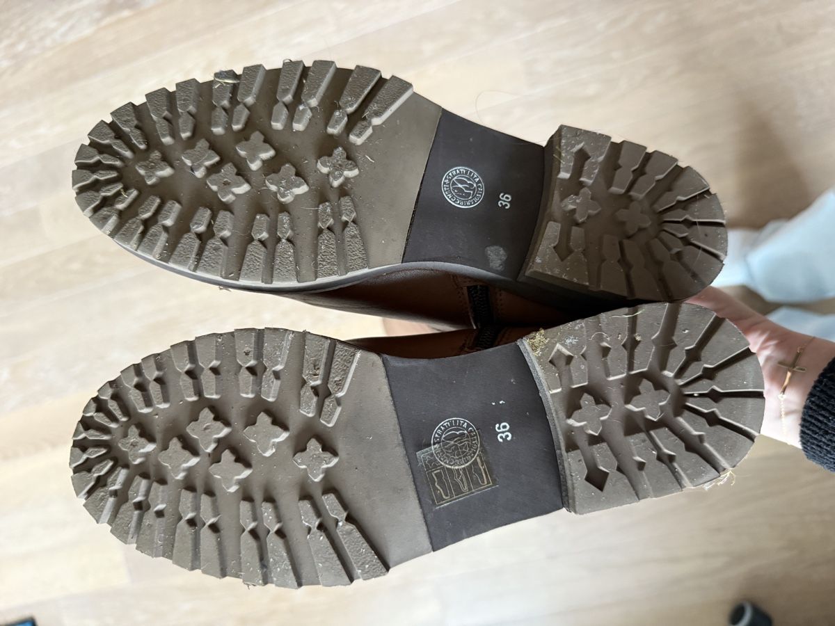 Scarpe da donna: Lederstiefel braun Gr. 36 - Herbst Trend – Nuovo (secondo la descrizione) da Gockhausen venduto da nad_fv2p 5