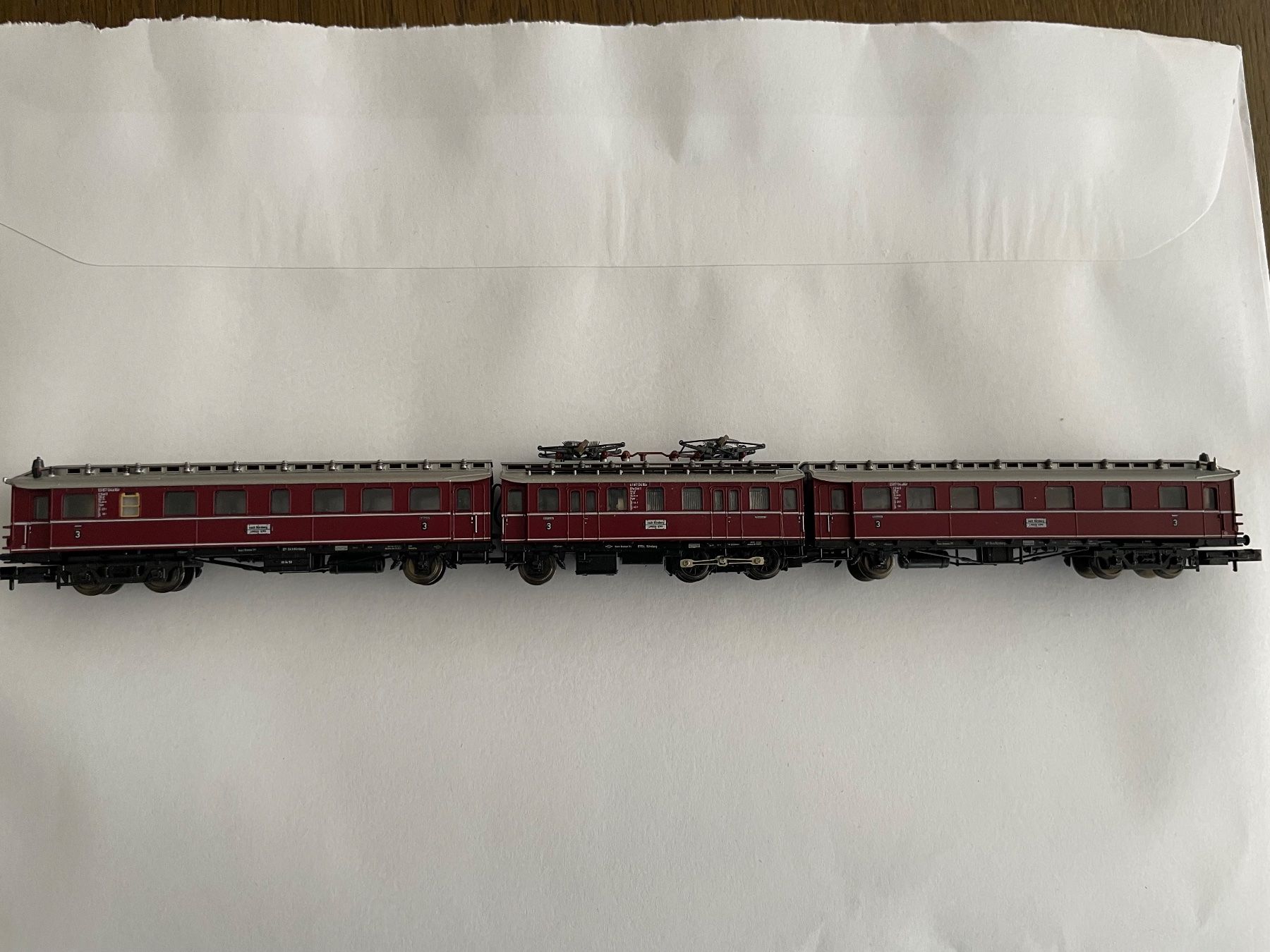 Trix Modellini di ferrovie: Minitrix 2994 E-Triebwagen ET 87 der DB Spur N – Usato da Rorschach venduto da Karotten 4