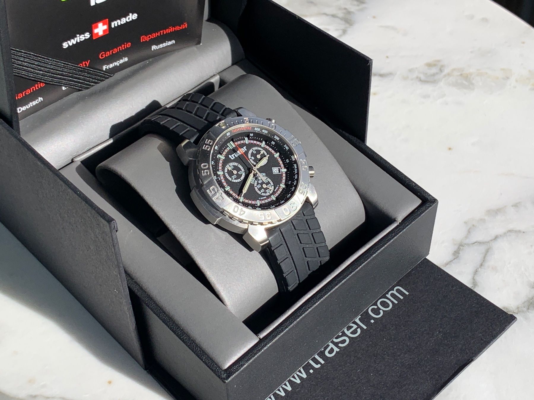 Traser Orologi: Traser H3 Sammleruhr - Chronograph – Usato da Rosshäusern venduto da HighendSolutions 1