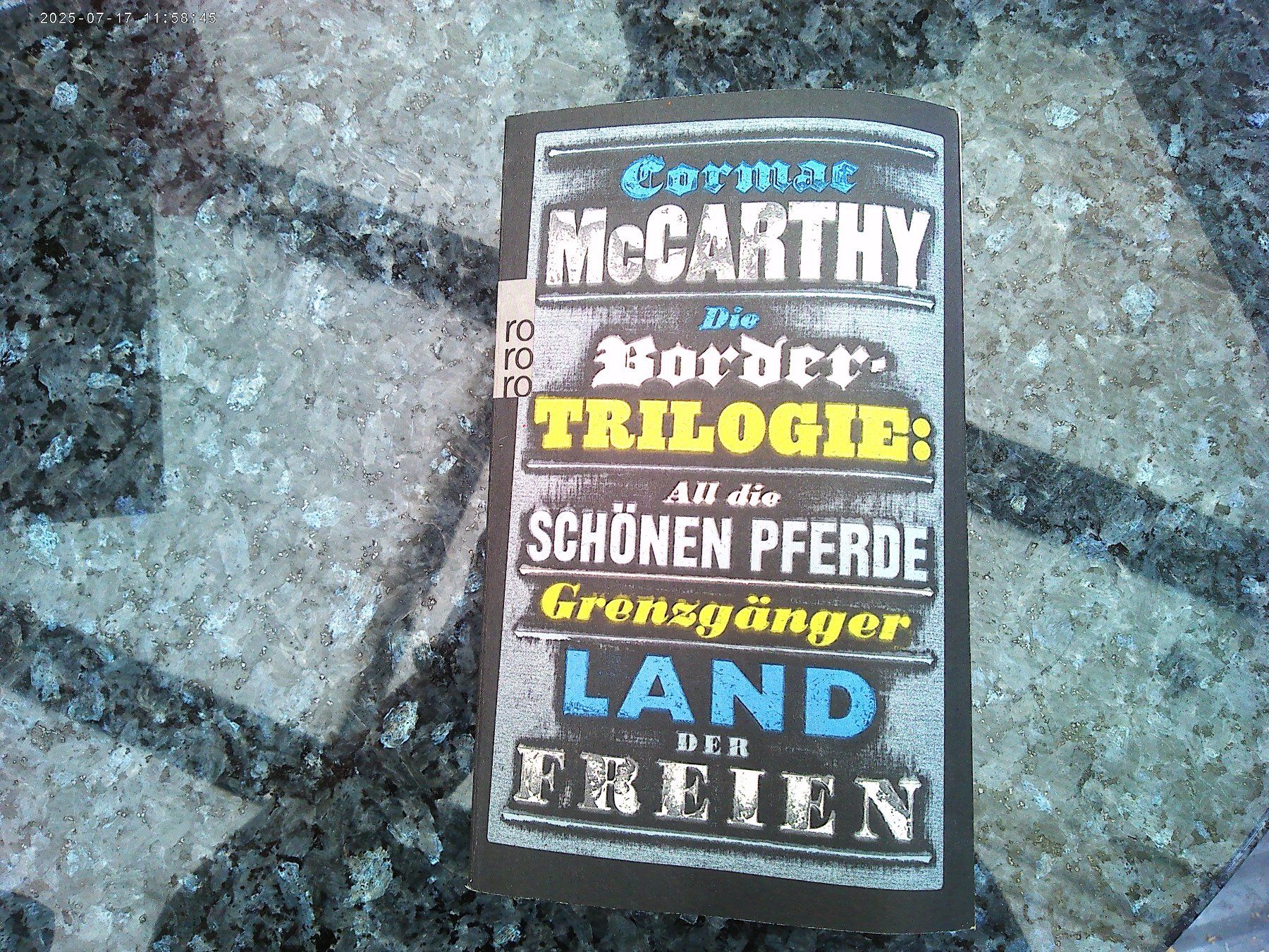 Libri: Die Border-Trilogie von Cormac McCarthy – Usato da reitnau venduto da Sib7