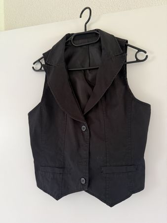 Weste schwarz 38