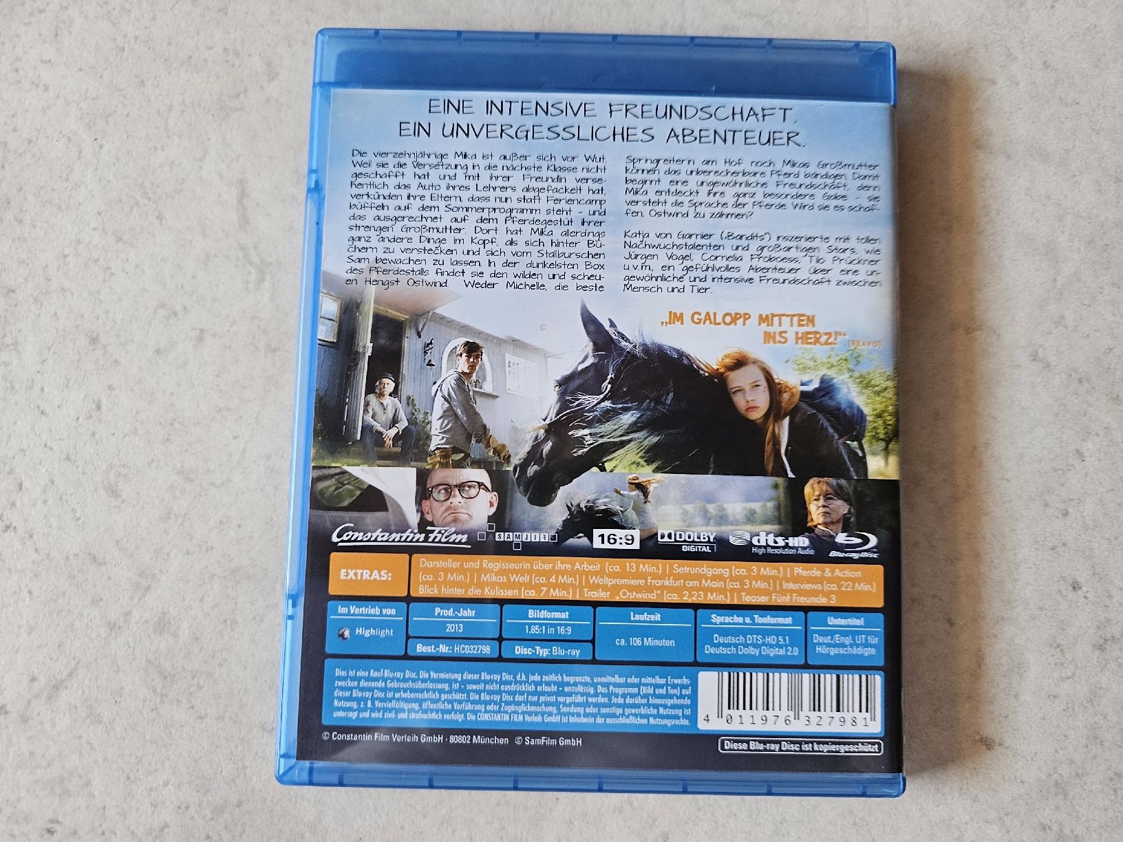 Tutti i DVDs: Ostwind  -  Zusammen sind wir frei  /  Bluray – Usato da Schneisingen venduto da backstore24 1