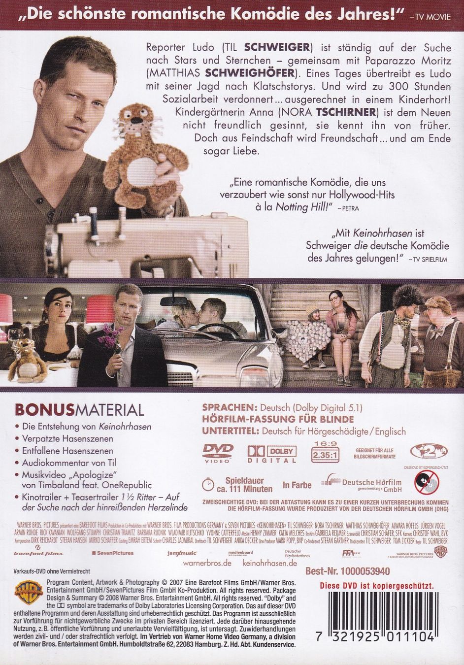 Tutti i DVDs: DVD ab Fr. 1.--, KeinOhrHasen – Usato da Lausen venduto da Mondeo10628 1