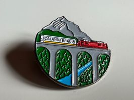 Pin Calanda Bräu Rhätische Bahn Nostalgie Sammelobjekt
