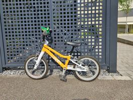 WOOM 2 14 Zoll Gelb Kinderfahrrad Kindervelo