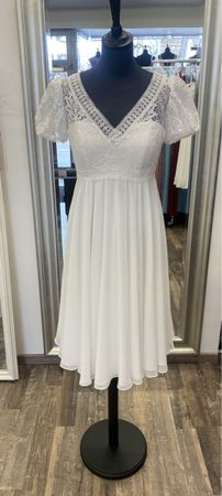 Schwangerschaft - Brautkleid Vintage Stil Gr. 36