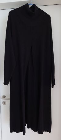 Strickkleid von Ulla Popken, Grösse 54/56, schwarz - NEU