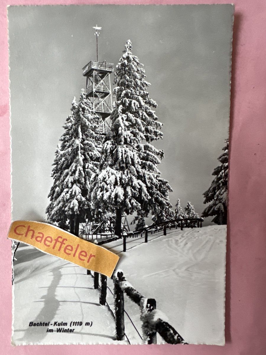 Cartes postales: Bachtel-Kulm im Winter – D'occasion à Zürich par Chaeffeler