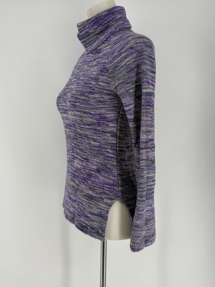 Maglioni & Felpe: Rollkragenpullover lila grau meliert Gr. S/M – Usato da Auenstein venduto da moin. 1