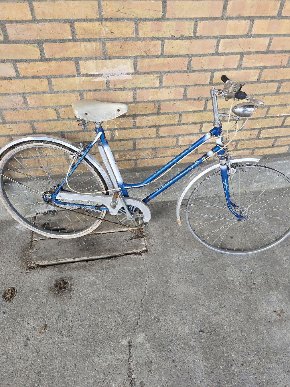 Velos: Retro Velo "Holiday" blau/weiss, – Defekt aus Aarberg von 2002stefan 1