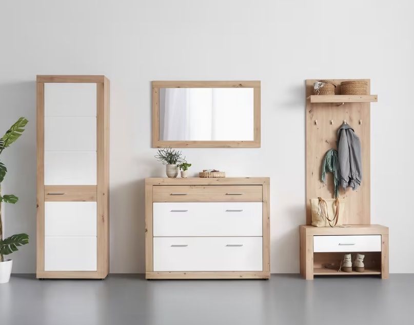 Armoires: Schrank Holzdeckor/weiss – Neuf (Voir description) à Wattenwil par delfini77 3