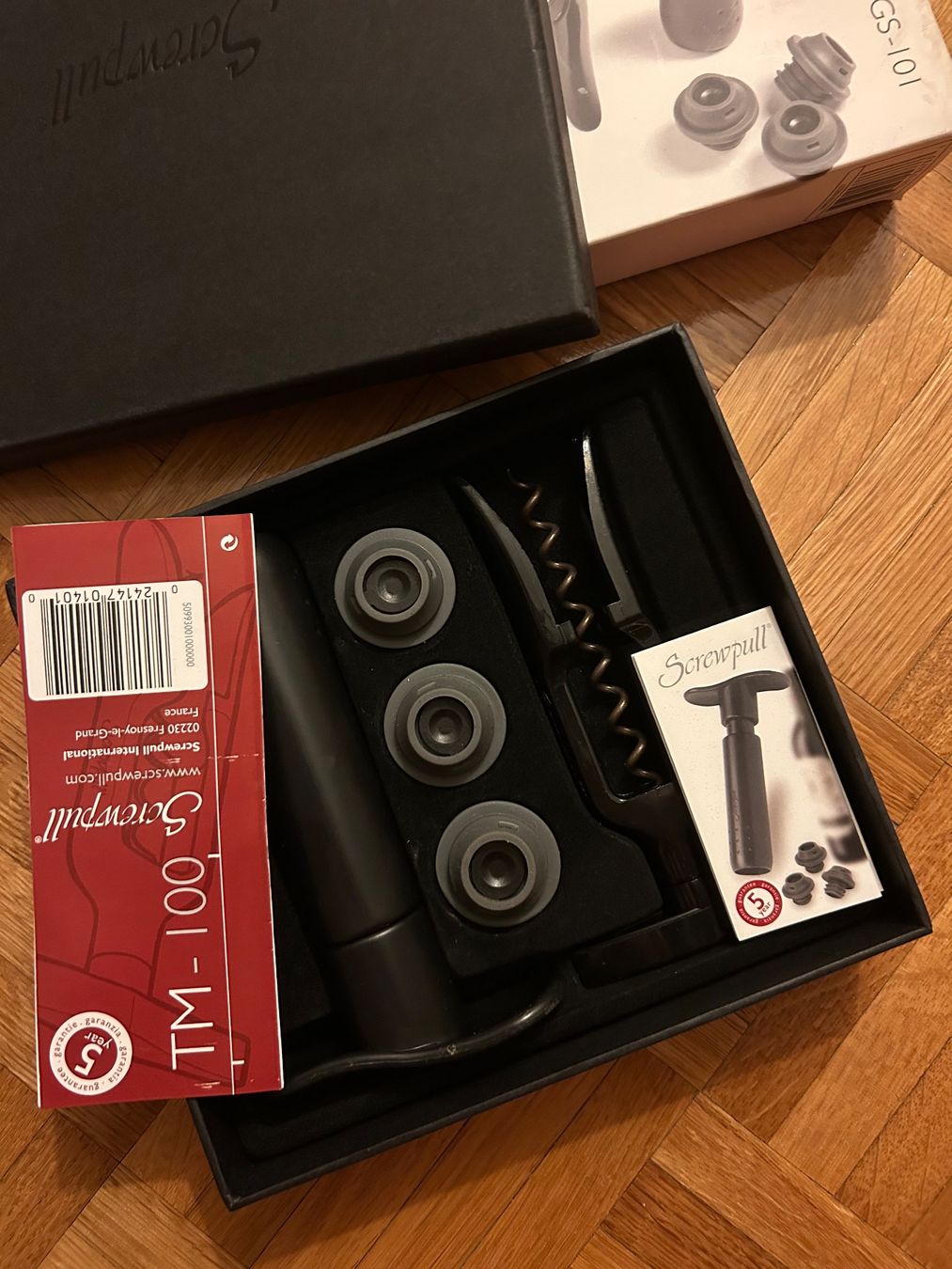 Tire-bouchons & Bouchons: Screwpull Set Korkenzieher Weinpumpe 3 Weinverschlüsse – Neuf (Voir description) à Genève par sunandwind 2