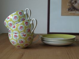 Cath Kidston Tassen und Untertassen-Set