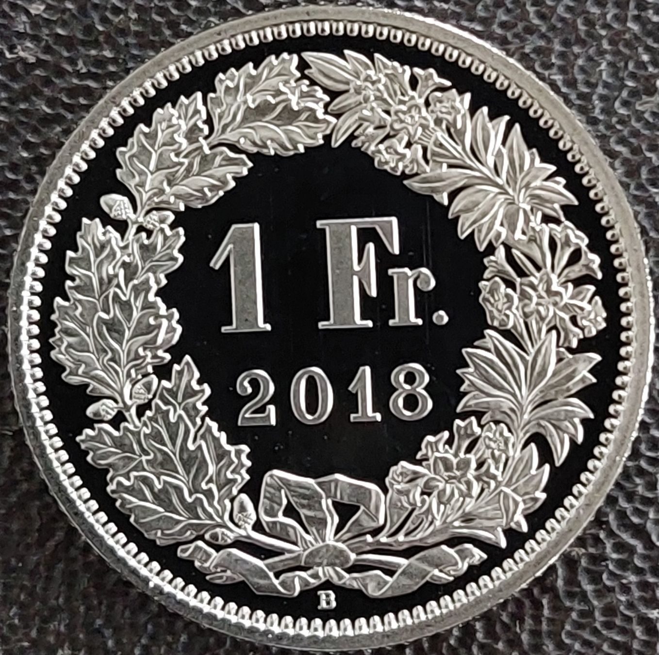 Tutti le monete: 1 Franken 2018 stgl. / aus Münzsatz – Nuovo (secondo la descrizione) da Arch venduto da coinsandmore