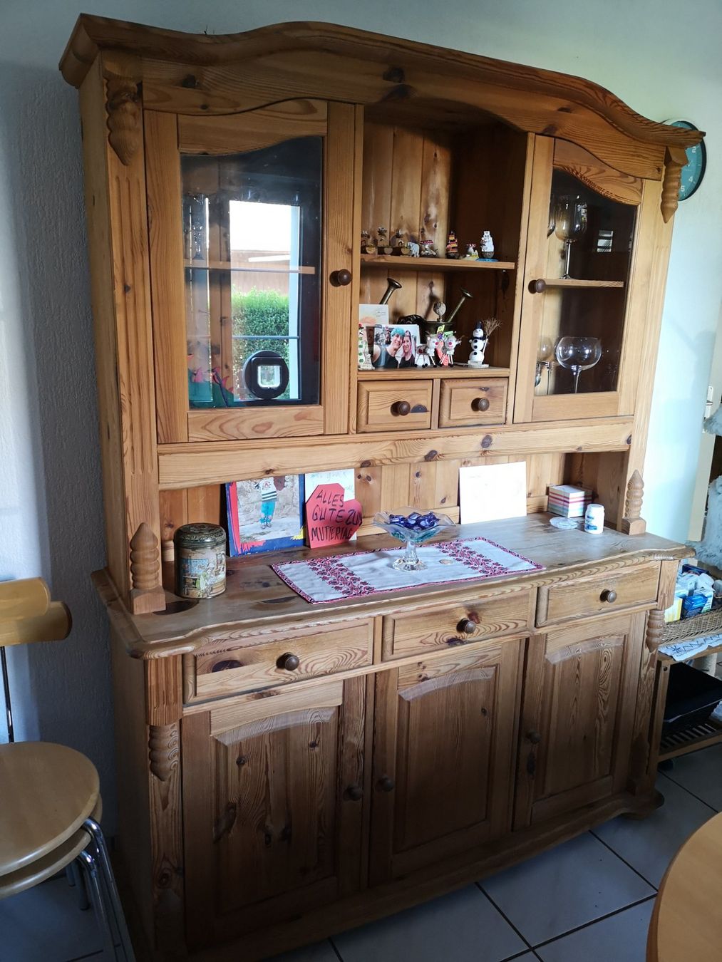 Büffets: Hochbuffet mit Glaskasten – Gebraucht aus Teufen ZH von Frey2 1