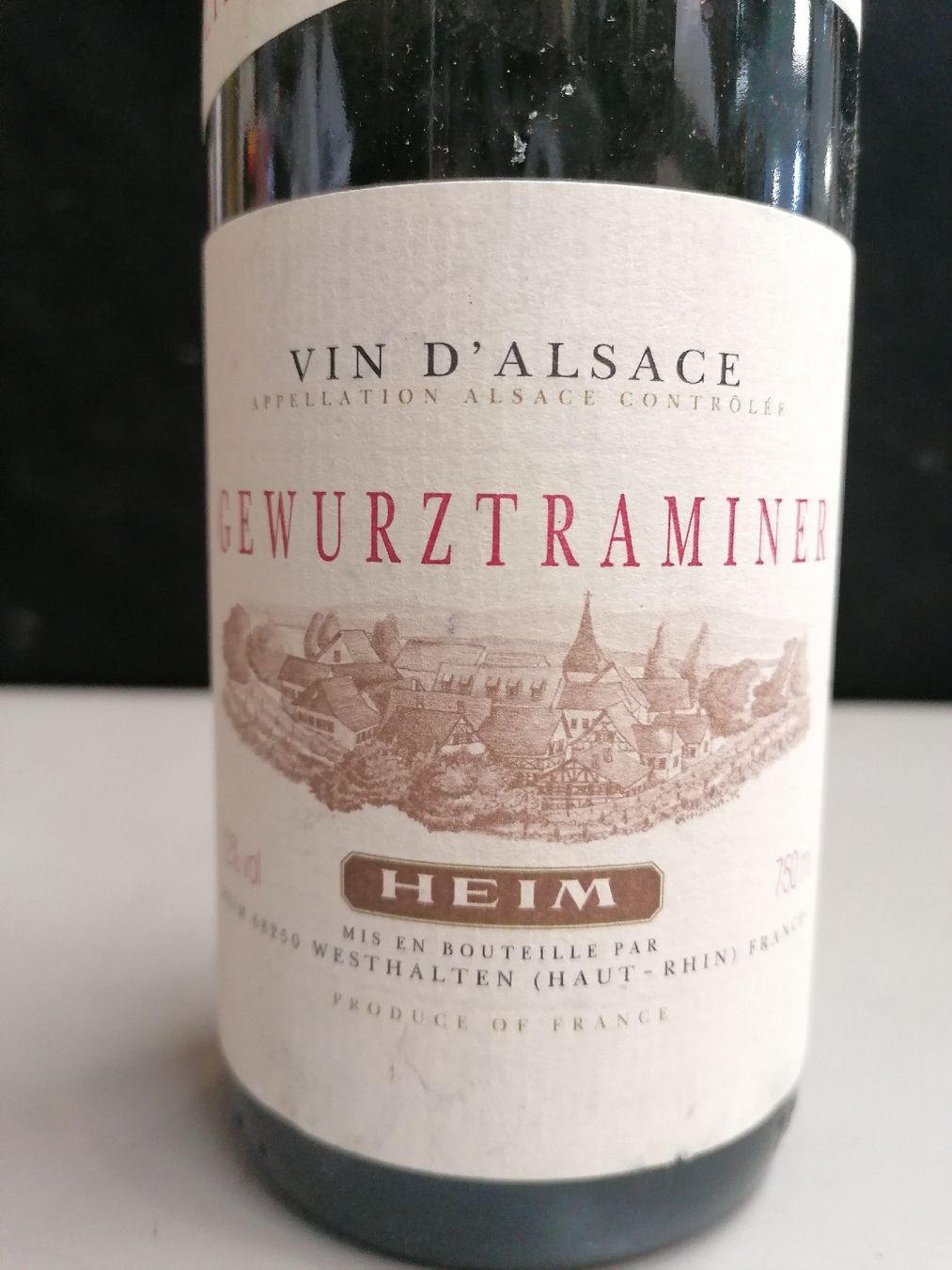 Wein: GEWURZTRAMINER VIN D'ALSACE 1996 – Neu (gemäss Beschreibung) aus Genève von Leboucheoreilles 4