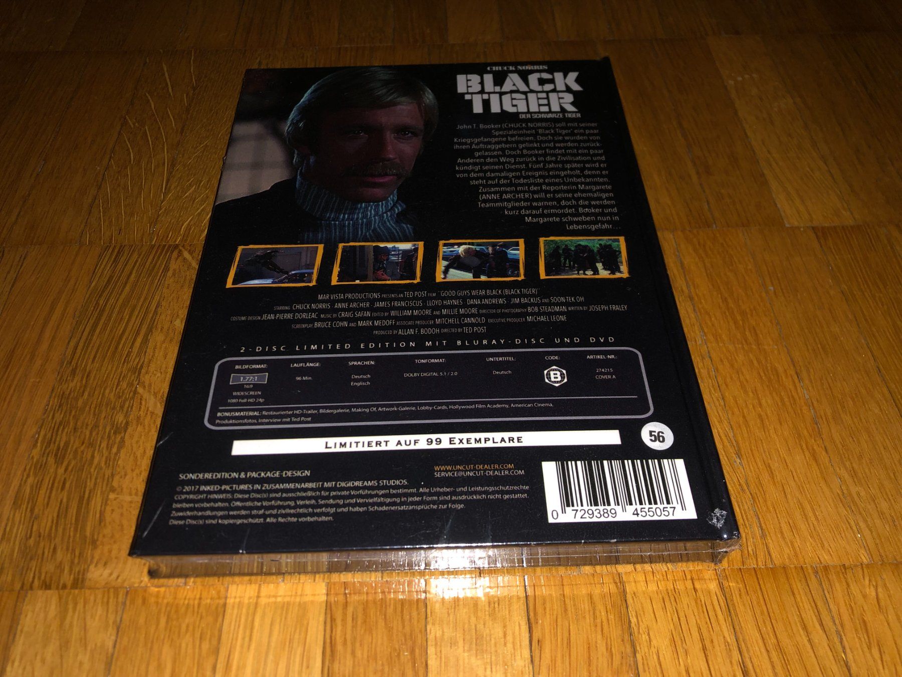 Tutti i DVDs: Black Tiger - Der Schwarze Tiger - MEDIABOOK - UNCUT – Nuovo e nell'imballaggio originale da Basel venduto da havsok 1