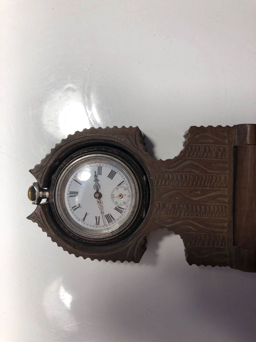 Orologi: LWC langendorf taschenuhr holzschatulle – Usato da Basel venduto da dept 3
