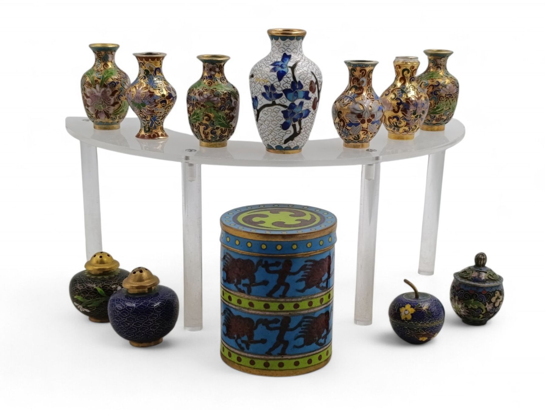 Vasi & Recipienti: Sammlung chinesische Cloisonné – 12 Objekte – Usato da Hochfelden venduto da Relict