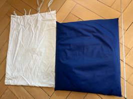 Therapiekissen mit Kernen (schwer) 60x55cm gummiertes Kisse