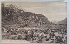 Bex et la Dent de Morcles um 1900 rar
