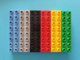 Lego Duplo (K26) 24 Bausteine 2x2 Noppen