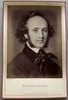 Kabinettfoto um 1900 - Mendelssohn Bartholdy, Musik