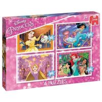 7.50 Sale Princess. Disney Puzzle 4 in 1, gr. T., Jumbo, neu