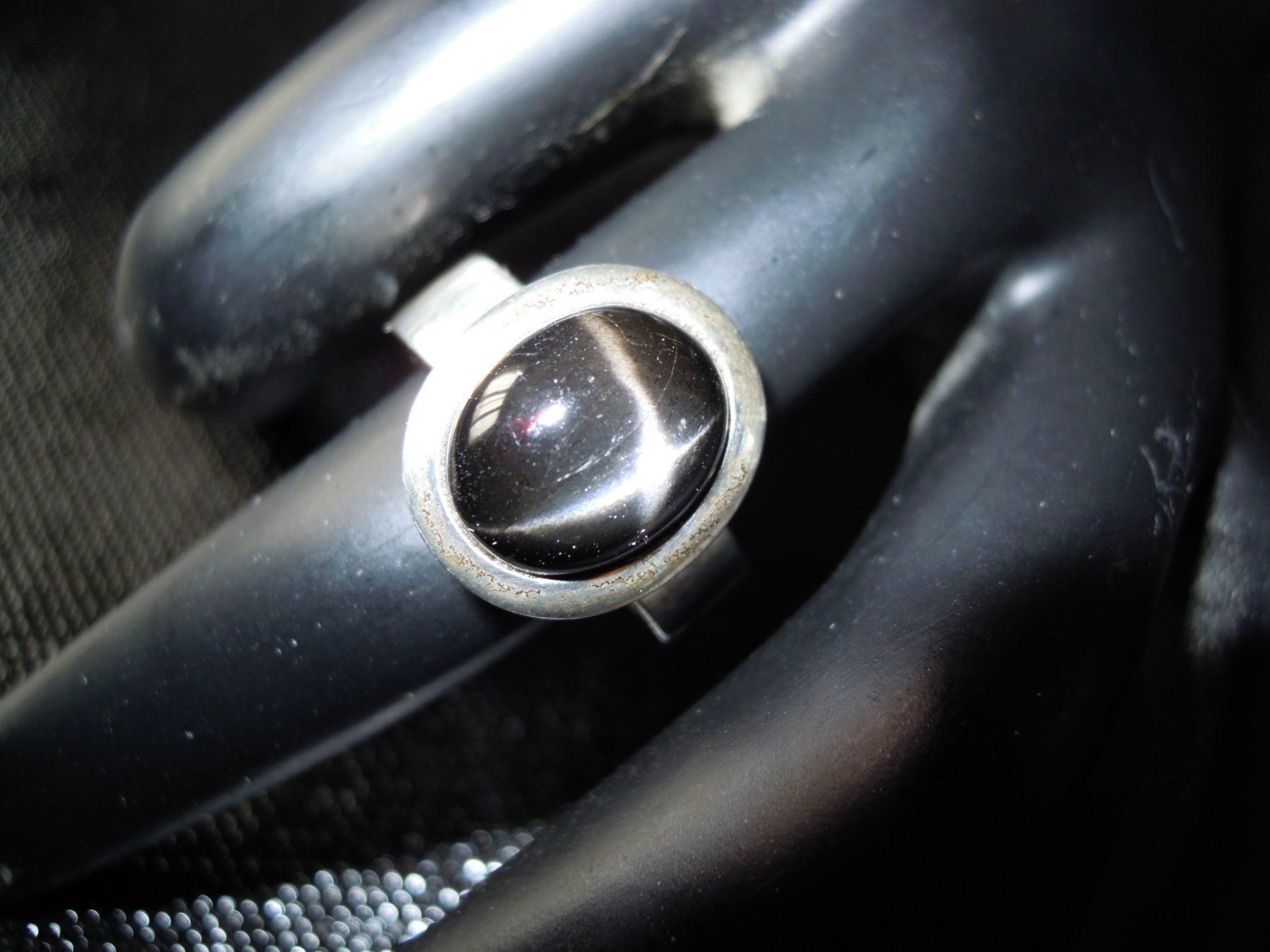 Ringe: Ring, Silber/Blackstar, Durchm.54mm (20) – Neu (gemäss Beschreibung) aus Muri b. Bern von Silberqualle 5