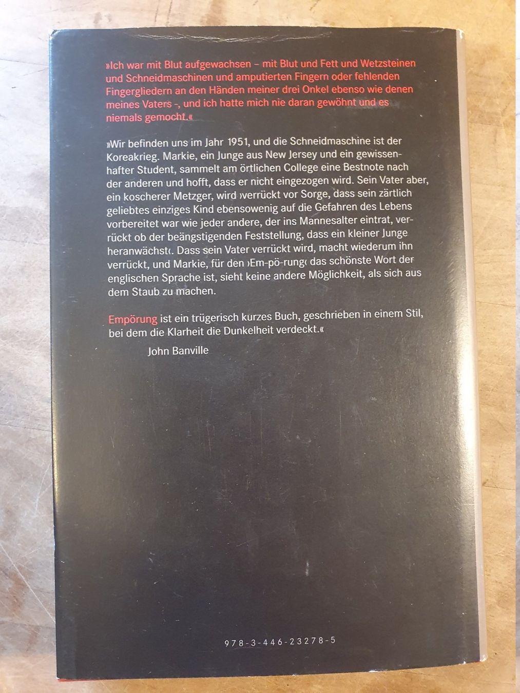 Libri: Empörung Philip Roth Hanser – Usato da Zürich venduto da loosebone 4