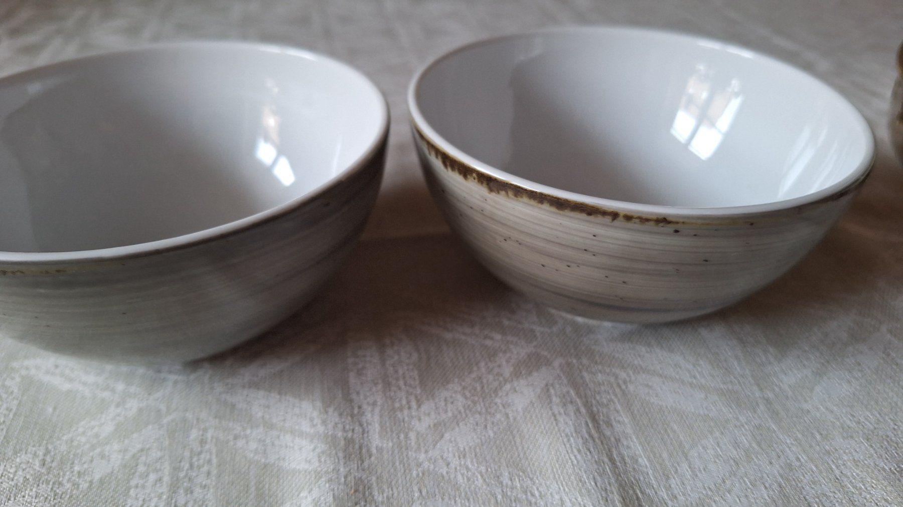 Ciotole: 6 Muesli-Schalen grau/ weiss "Costaverde" – Usato da Arlesheim venduto da shopradl 7