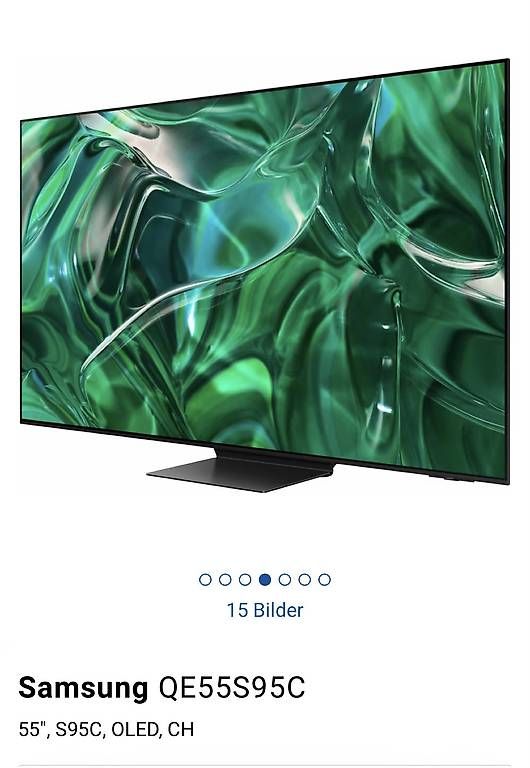 Samsung Televisori: Samsung QE55S95C mit Vogels Wall 2245W – Usato da Buchrain venduto da Herbiiy88