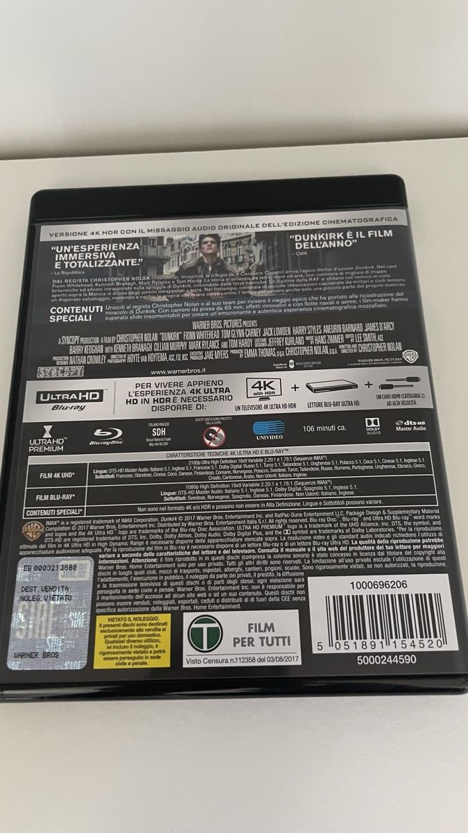 Tous les DVDs: Dunkirk 4K – Neuf (Voir description) à Lugano par vtr_7fls 1