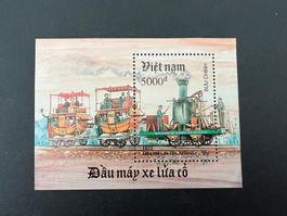 Vietnam Eisenbahn Block  1991 ** Luxus  (C424)