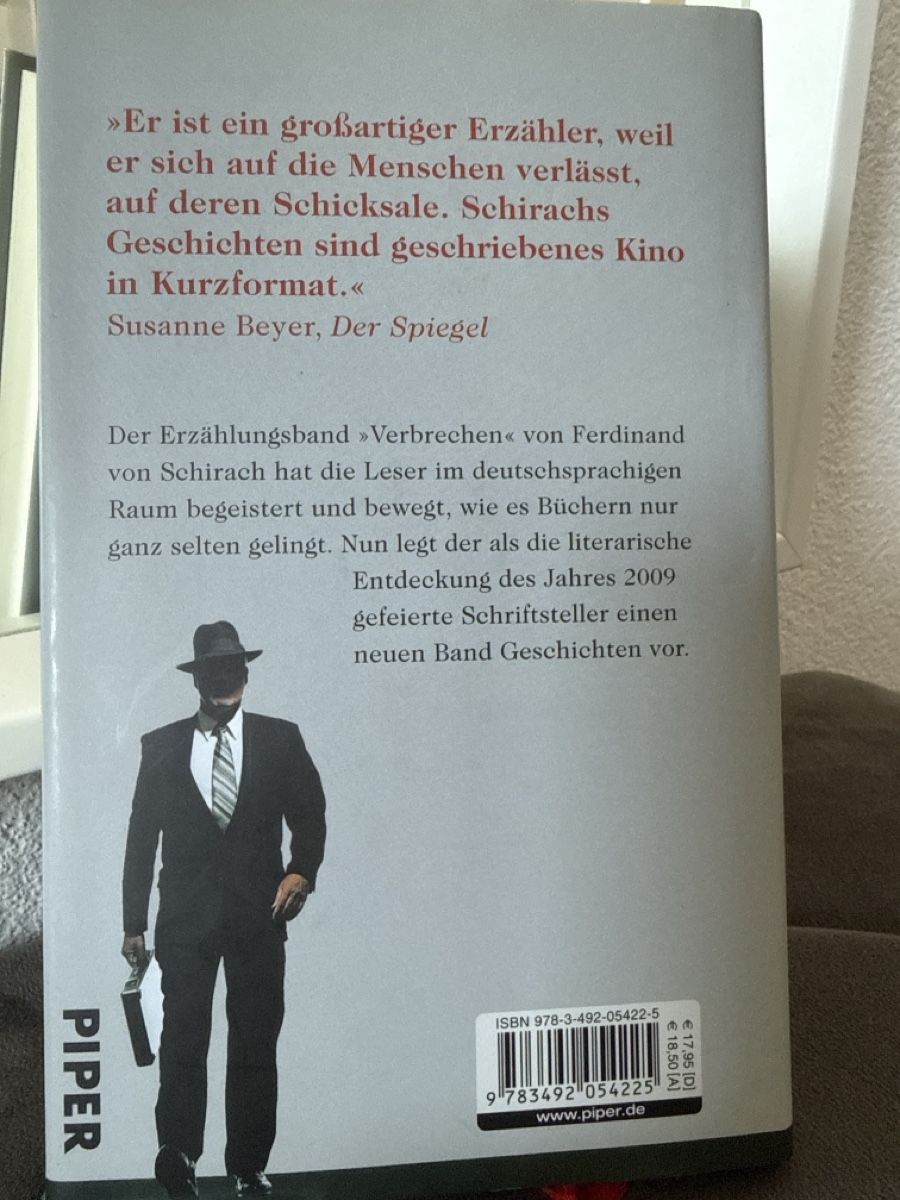 Bücher: SCHULD - Ferdinand von Schirach – Neu (gemäss Beschreibung) aus Amriswil von ail_nz82 1