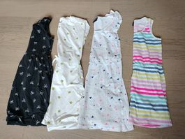 4x Sommerkleid Mädchen Grösse 122/128