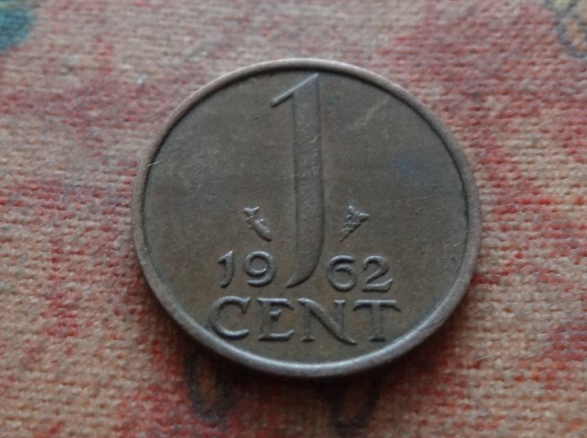 Tutti le monete: PAYS-BAS  Nederland  1  Cent  1962 – Usato da Romanel-sur-Lausanne venduto da Swift13
