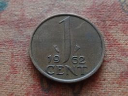 PAYS-BAS  Nederland  1  Cent  1962