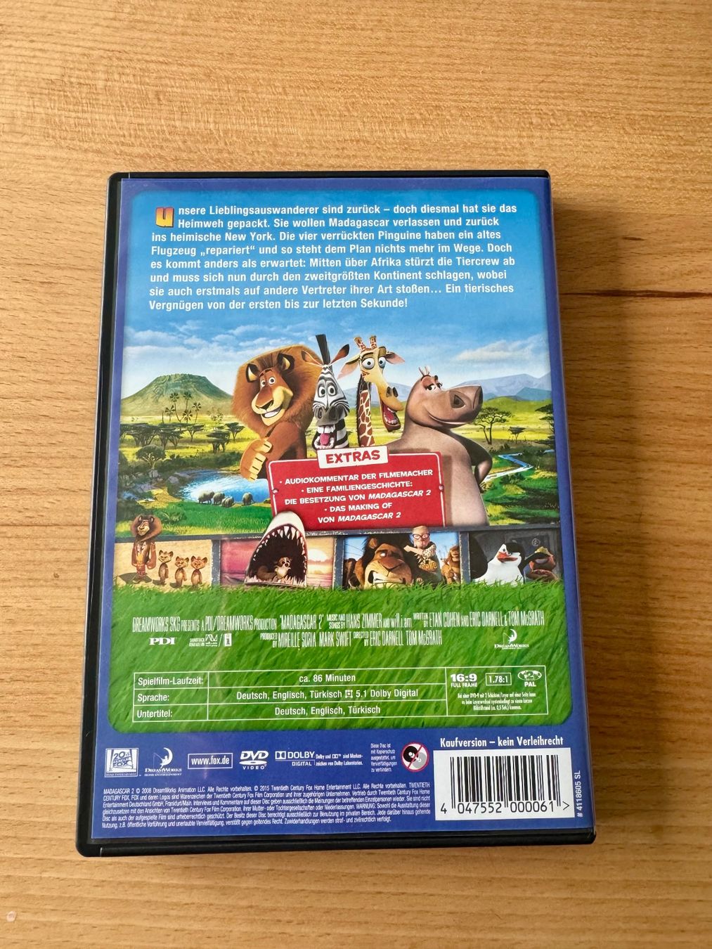 Tutti i DVDs: DVD - Madagascar 2 – Usato da Gersau venduto da walin_6442 2