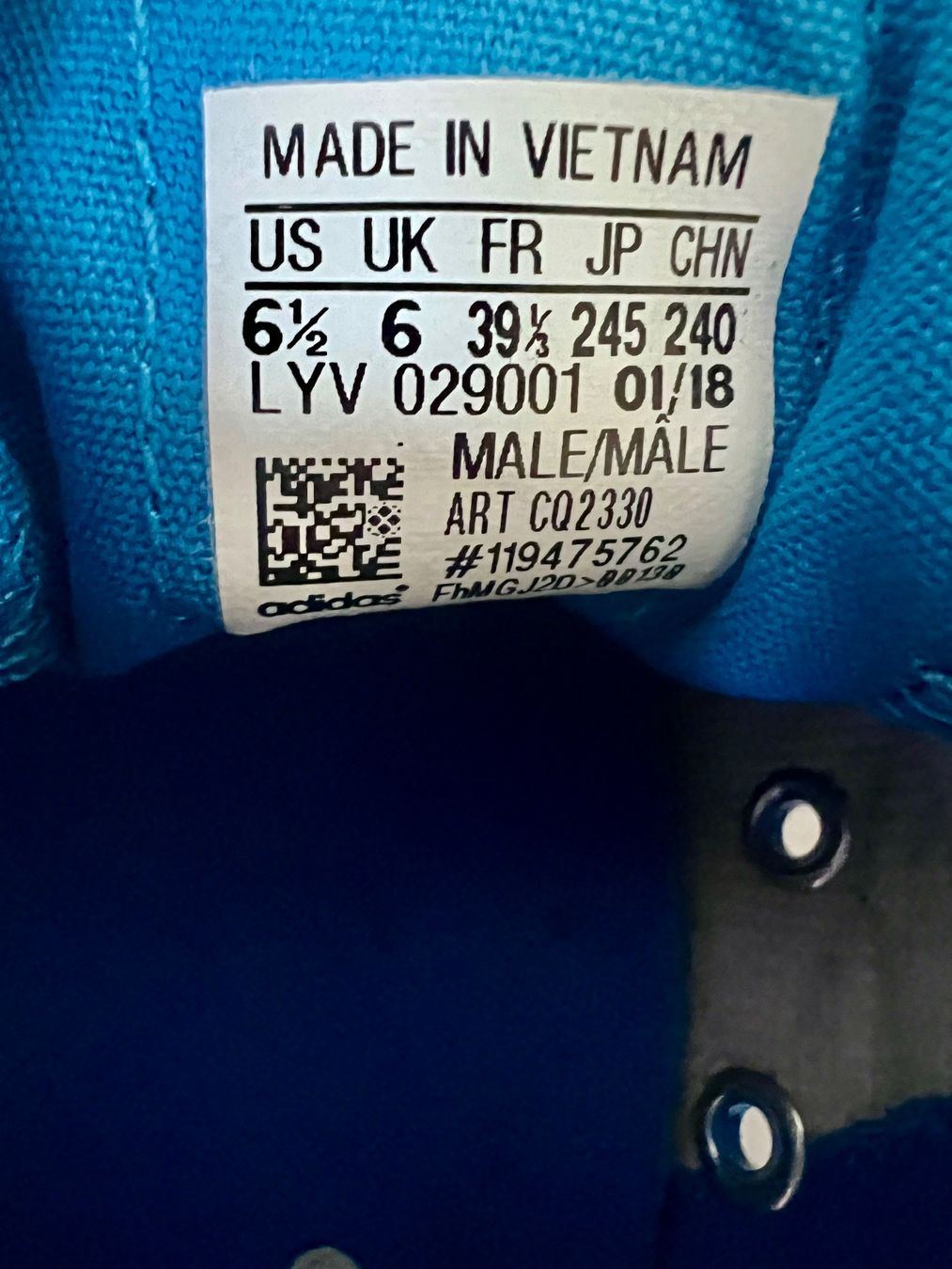 Adidas Scarpe da uomo: Adidas Nizza - 39 1/3, Blau – Usato da Zürich venduto da berta86 3